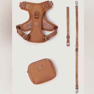 Maxbone dog leash, harness, and small bag set. Lightly used.